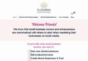 Flourish Marketing Solutions - To provide or train time saving marketing solutions for small to medium sized businesses to Grow, Prosper, and Thrive.We started out being 'mom friends'.  Serena had left her job in 2018 looking for a new career path and wanting to go back to her 'computer roots'.  Lisa had this long entrepreneurial vision in combining her sales, marketing and social media experience to other small businesses. 