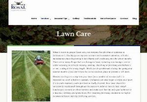Lawn Care Services in South Jersey | Royal Landscapes - Not sure what your lawn needs? Royal Landscapes can take on these burdens and make sure that the only goal achieved is a luscious, thriving and green lawn. Call us today and learn about the lawn care services we provide in South Jersey!