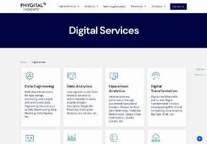 Advanced Big Data Analytics Services Provider - Phygital Insights - Phygital Insights is a leading provider of advanced data analytics and business intelligence solutions in organizations worldwide, helping to improve end-to-end customer experience.