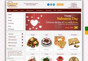 send flowers to mysore - Send flowers gifts to Mysore from our gifting portal, shop online for Flowers cakes gifts, chocolates, sweets, same day delivery to Mysore with the best gifts