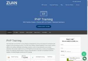 php training in chennai - Zuan Education provides PHP course in Chennai, giving real-time training from beginner to advanced level programs with project-based training. The PHP course syllabus is hand-crafted by industry experts, and we adhere to the syllabus with latest technologies based on current industry demands across various disciplines. We provide in-depth training on PHP right from the fundamentals, enabling our candidates to design and create the database-driven, 'dynamic web applications'. We help our candidat