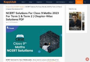 NCERT Solutions for Class 9 Mathematics - Are you looking for CBSE NCERT Solutions For Class 9 Mathematics? Here you can free Download PDF of CBSE NCERT Maths Solutions For Class 9.
