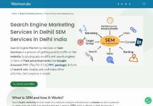 search engine marketing companies - Wemonde Search engine marketing service provider or sem service providers
If you want to grow your business and reach the customers in an effective way, you can reach out to digital marketing companies and digital marketing agencies India that have experts in the area of digital marketing. There are a number of digital marketing companies that provide digital marketing solutions in cost effective manner. Other than companies, one can use the services offered by ppc services in india and sem ser