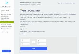 Online calculators - Be your own teacher in math