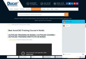 Autocad Training In Noida - Ducat provides the best Autocad training in noida.You can join the Ducat Autocad course which help you to build your career in Autocad.It needs visualizing, shaping and innovative concepts; without these, one can't be a good designer. In an attempt to succumb the scope for the term IMPOSSIBLE in this flawless century, AUTOCAD has provided the platform for extensively enigmatic structures with the least chances of any complication or designing barrier.
