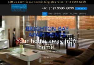 Brighton Bay Apartments - Boutique Serviced Apartments offering luxury, large, comfortable accommodation solutions in the beautiful bayside suburb of Brighton. Your home away from home!