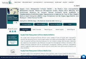 	Global Supply Chain Management Software Opportunities And Strategies Market Report - TBRC supply chain management software market includes transportation management system, warehouse management system, supply chain planning and procurement software.