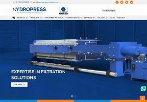 Filter Press Manufacturers - Hydro Press Industries is leading manufacturers and exporters of various types of filter presses in different sizes and configurations.