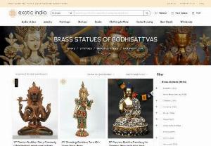 Bodhisattvas: Buy Bodhisattva Sculpture & Statues At ExoticIndia - Buy intricate Bodhisattva Sculptures and Statues available in various sizes. Check out or wide range of Brass Sculptures at ExoticIndia - the Indian Art Store.