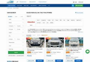 ISUZU | Ultimate list of Latest Isuzu cars for sale - Philippines - Look for cheapest Isuzu new & used models near you including pickup trucks, vans, suvs, hatchbacks, sedans,... from reliable Isuzu dealers and private owners.