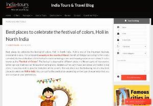 Enjoy Holi Festival in India  - Holi festival is commonly known as 