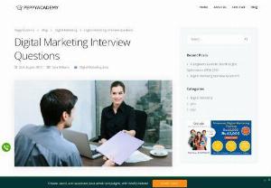 Digital Marketing Interview Questions - This post contains digital marketing interview questions and answers