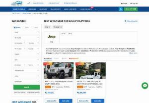 10,001+ Jeep Wrangler for Sale at Lowest Prices - Philippines - Thousands of new & used Jeep Wrangler from certified owners and car dealers near you. Click here to buy a(n) Wrangler model at affordable price.