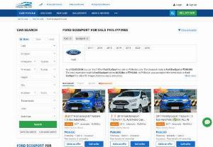 10,001+ Ford Ecosport for Sale at Lowest Prices - Philippines - Thousands of new & used Ford Ecosport from certified owners and car dealers near you. Click here to buy a(n) Ecosport model at affordable price.