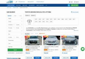 Toyota Innova for sale: New and used Innova in good condition for sale at best prices - Philippines - Selling new and used Toyota Innova in good condition at best prices. Great deals from reliable private sellers and dealers. - Philippines