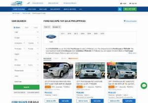 Ford Escape for sale: New and used Escape in good condition for sale at best prices - Philippines - Selling new and used Ford Escape in good condition at best prices. Great deals from reliable private sellers and dealers. - Philippines