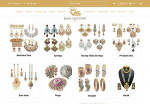 Vijay & Sons - Vijay and sons provides the best ever punjabi and traditional jewelry in over all India. Our main products are Rani Haar, Gold Necklace Design, Maang Tikka, Bangles Designs, Earrings Design etc. Call us to get online delivery in anywhere all over the India.