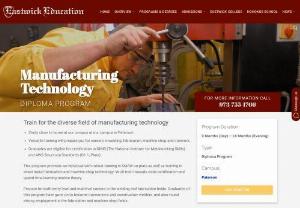 NJ Manufacturing & Technology Program - Eastwick College's HoHokus School located in Paterson, NJ provides a premium Manufacturing Technology diploma program and trains students to become professionals in a wide range of manufacturing technologies.