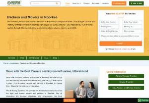 Packers and Movers in Roorkee, Home and Office Shifting Services in Roorkee - Get free estimates from pre-verified Packers and Movers in Roorkee. Compare the quotes of best Movers and Packers in Roorkee to choose the best suited one.