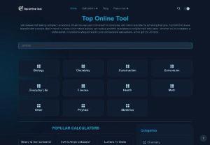 Top Online Tools - Top Online Tools provide you with the free online converters and calculators.