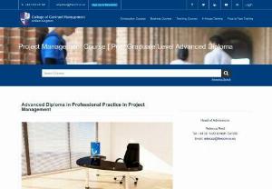 Advanced Diploma in Professional Practice in Project Management - The College of Contract Management is offering you the opportunity to study an Advanced Diploma in Professional Practice in Project Management course from home. This online Project Management course is a fantastic addition to your Bachelor's degree and above all an introduction to your career in Project Management.