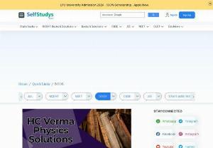 HC Verma Physics Solutions - HC Verma is a famous name in the field of physics because of its unique content, clear-cut answers, real-life physics queries, and vast conceptual interlinking. With such big advantages, HC Verma solutions are very popular study material among students who are aiming to appear for competitive and entrance examinations. 