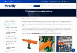 Screenshot of Warehouse Pallet Racking Systems for Storage Efficiency