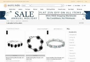 Buy Labradorite Bracelets For Women | Indian Bracelets - ExoticIndia - Find intricate handcrafted Labradorite Bracelets for Women at ExoticIndia. We have beautiful Indian Bracelets for occasions like Weddings, Parties & more.