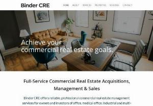 Binder CRE - Binder CRE is a commercial real estate management company in Arizona. Our mission is achieving your commercial real estate goals. Let's talk today about achieving yours.