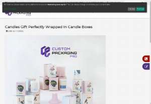 Candles Gift Perfectly Wrapped In Candle Boxes - When you need to gift someone special with something that says you adore them greatly, a perfectly custom-made candle wrapped inside cardboard boxes that are appealing and beautiful are the perfect way to go.