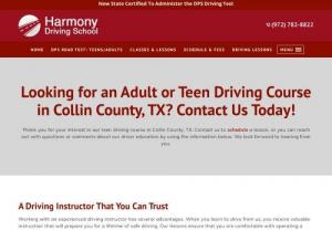 dps driving test collin county tx - In Farmersville, TX, when it comes to finding the best driving school, contact Harmony Driving School. Visit our site for more details.