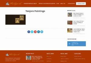 Tanjore Paintings Online Chennai - Ethnic Tanjore Arts - Recognizing the hundreds of artisans are suffering due to lack of recognition and market access, he found the 