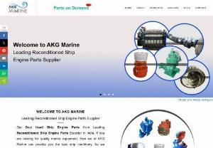 Alang ship spares, Reconditioned ship engine parts | AKG Marine - We are the top Alang, India supplier of Reconditioned ship engine parts and machinery. For original and suitable ship engine parts contact AKG Marine today