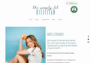 The Simply Fit Dietitian - Registered Dietitian and Certified Personal Trainer offering personalized workout programs, meal plans, online nutrition and lifestyle coaching, in-person nutrition counseling, as well as tele-nutrition counseling. Teaches simple and sustainable skills to keep you healthy for life!