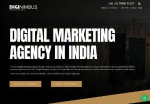 DigiNimbus - Digi Nimbus is India's recent startup SEO services and digital marketing company. We are based in Punjab (Mohali) and we provide full-suite Digital Marketing services. From formulation and scheme to final-stage performance, we implement the full strategical digital marketing strategy. We adopt a 360 approach to digital marketing following best practices awk, our services include Digital Marketing, Web Design,SEO, Local SEO, Social Media Marketing, Pay-Per-Click Advertising, Conversion Rate Opti