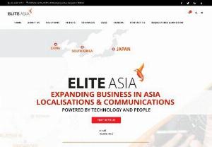 Professional Translation Services : Elite Asia - Elite Asia is a world-class translation services and language services in Asia. Our team help multinational companies increase conversion in target markets.