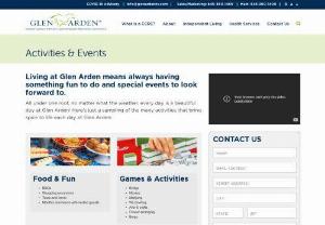 Goshen, NY Retirement Community Activities & Programs - Glen Arden offers diverse activities & programs to help seniors 62 and older in Orange County, NY enjoy an independent and active lifestyle.