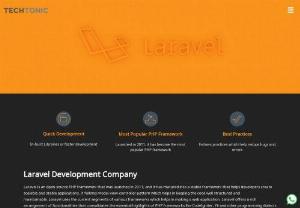 Laravel Development Company - Connect with our mobile and web development company for the best of Laravel Development Services. Contact Techtonic Enterprises Pvt. Ltd. For all your mobile and web development needs.