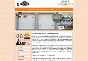Garage Door of Redford Charter Township - Carport entryway of Redford sanction township MI is a privately authorized carport entryway fix and installer organization that is reasonable and known as the best for everything carport entryways.