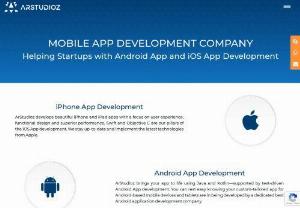 app development companies - Arstudioz is known as one of the best leading app development companies in the USA. All kind of app and app development is possible with us, no need to go to another way. We have a large development team and supporting members. In this age, app development is in a full swing in the term of revenues. We always deliver the product and services to their clients timely. No chances of failure. For more information connect with us