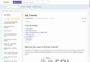 SQL Tutorial - Learn SQL Programming Online from Experts - This SQL tutorial will help you learn SQL basics, so you can become a successful SQL developer. You will find out what are the SQL commands, syntax, data types, operators, creation & dropping of tables, inserting and selecting query. Through this tutorial you will learn SQL for working with a relational database.

