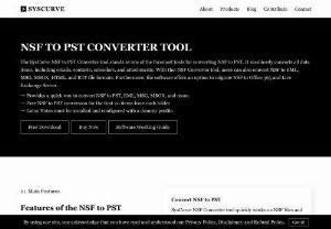 NSF to PST Converter Tool - The NSF to PST converter tool exports Lotus Notes NSF file into Outlook PST file format. Using this tool, you can also convert NSF to MSG file format very quickly. By using this tool, you can export NSF emails along with attachments. The NSF Converter tool also comes with a free demo version. The demo version allows you to convert the first 20 items per folder.