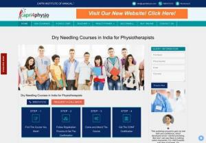 Dry Needling Courses In India - These dry needling courses for physiotherapists have now become internationally known. Dry Needling courses in India will provide the physiotherapist's step by step guidance on the proper use of various dry needling techniques.