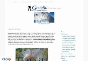 Pressure Washing St. Louis | Grateful Pressure Wash - St Louis pressure washing company located in Kirkwood, MO. Well reviewed and trusted commercial residential pressure wash, power washing, & soft washing.