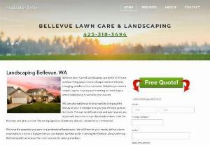 Bellevue Lawn Care & Landscaping - Whether you need a simple, regular lawn mowing and trimming to removing an entire landscape and redesigning it, we have you covered. We can also build retaining walls to bring out the beauty of your landscape and give you the best yard on the block. This can be difficult work and take hours to do it yourself. Leave it to the professionals at Bellevue Lawn Care & Landscaping.