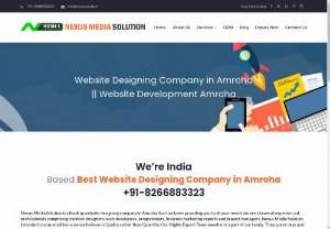 Website Designing Company in Amroha - We are the leading Website Designing Company in Amroha that helps to improve the ranking of your website in search results. Call +91-8266883323.
