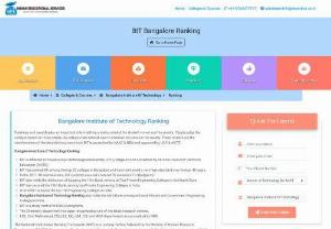 Bangalore Institute of Technology Ranking | BIT Ranking | BIT Bangalore Ranking - BIT Ranking is among Top 5 Engineering college in Bangalore. Bangalore institute of Technology Ranking is A++. BIT Bangalore Ranking info - 09743277777/