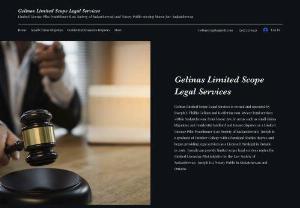Joseph Gelinas, Licensed Paralegal - Small Claims Court, Traffic Tickets, Landlord and Tenant, Human Rights, Discrimination, Harassment, Sexual Harassment.Small Claims Court, Traffic Tickets, Landlord and Tenant, Human Rights, Discrimination, 