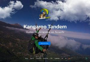 Kangaroo Tandem - Paragliding Centre  - Kangaroo Tandem offers various flight packages for tandem paragliding in Tenerife. Fly through the skies and enjoy the breathtaking landscape views.
