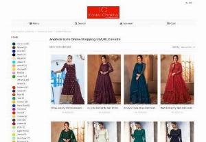 Anarkali Suits USA - Finest anarkali suits online shopping in USA from KankuChokha